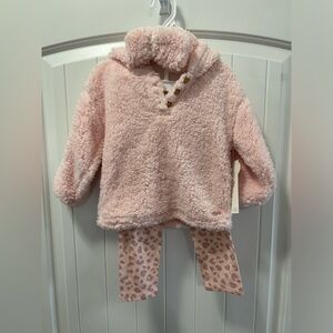 NWOT Tahari Baby 24 Months Sherpa 3 Piece Set baby Toddler Girl Matching Outfit
